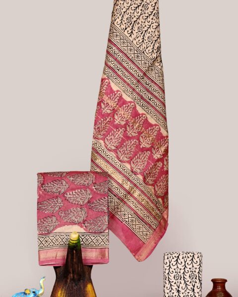 Maheshwari Silk Suit Set