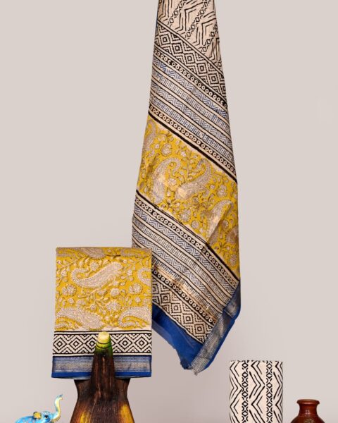 Maheshwari Silk Suit Set