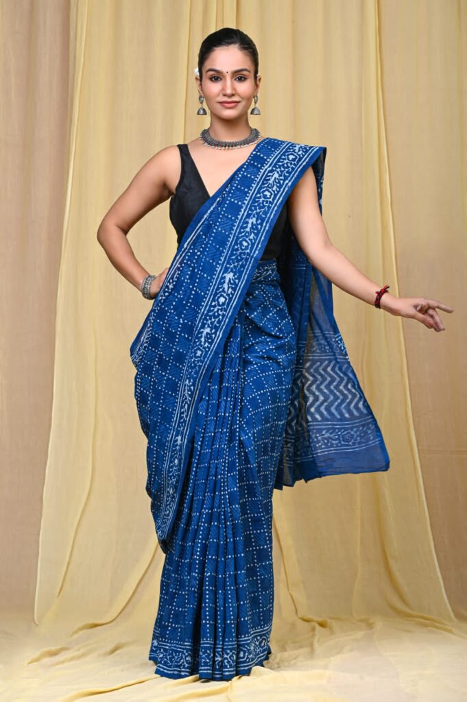 Mulmul Cotton Saree