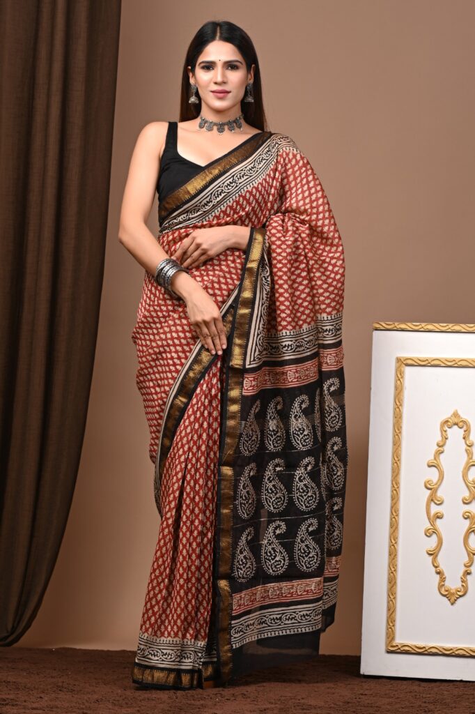 Maheshwari Silk Saree