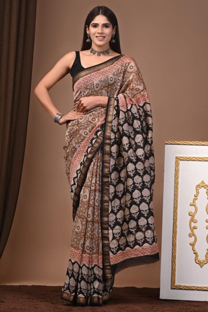 Maheshwari Silk Saree