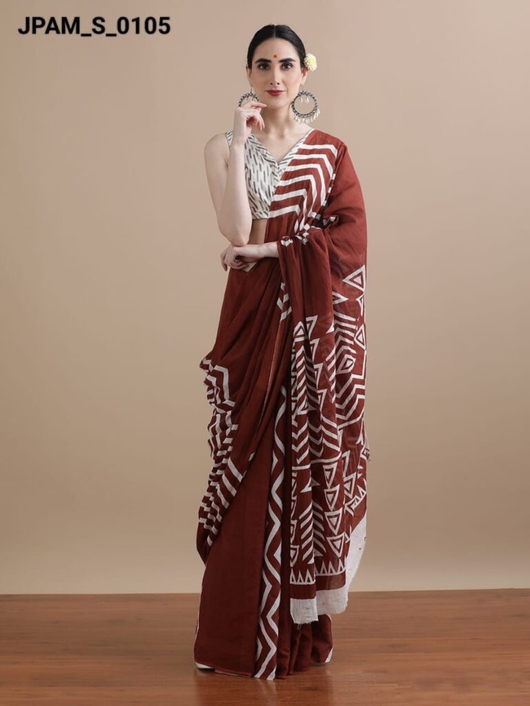Mulmul Cotton Saree